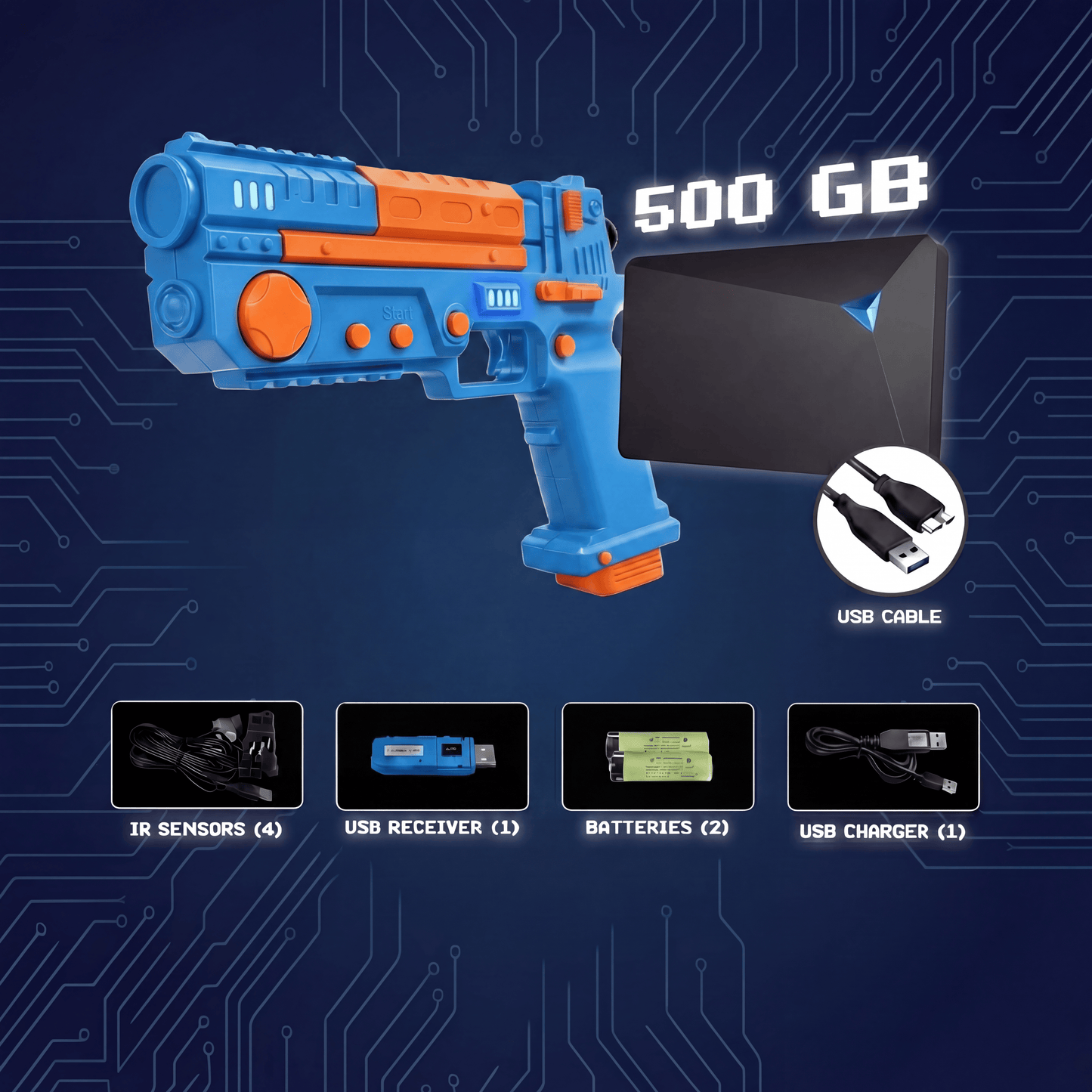 1 Player Set (Blue) + 1200 Games