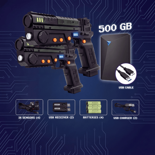 2 Player Set (Black) + 1200 Games